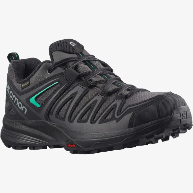 Salomon X Crest GTX Turisticke Topanky Damske Čierne | SK 9JQNPR